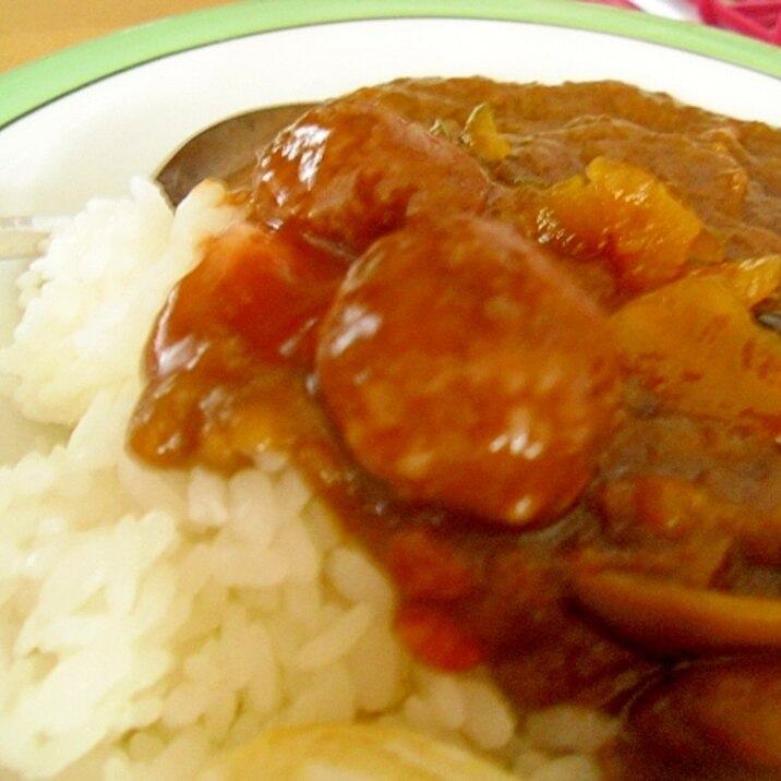 ミートボールカレーライス